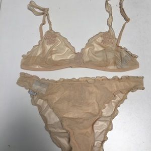Authentic CHANEL Bra & Underwear Set Sz.36/FR